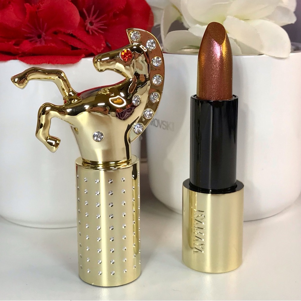 Isamaya Luckykiss Diamond Lip Glow Lipstick in Outlaw with Horse Case 3.5g *BNIB - Picture 1 of 16